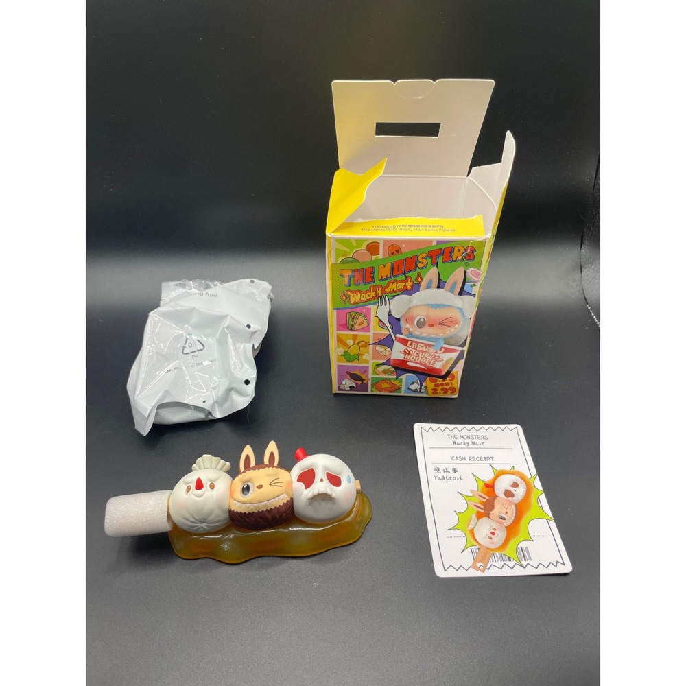 Pop Mart The Monsters Wacky Mart Series Yakitori Labubu Vinyl Figure Blind Box